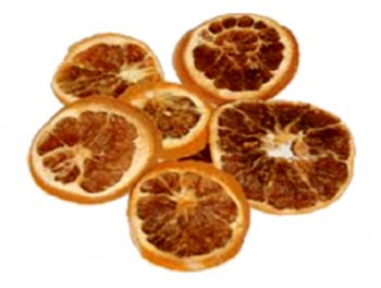 Tranches d'orange séchées 